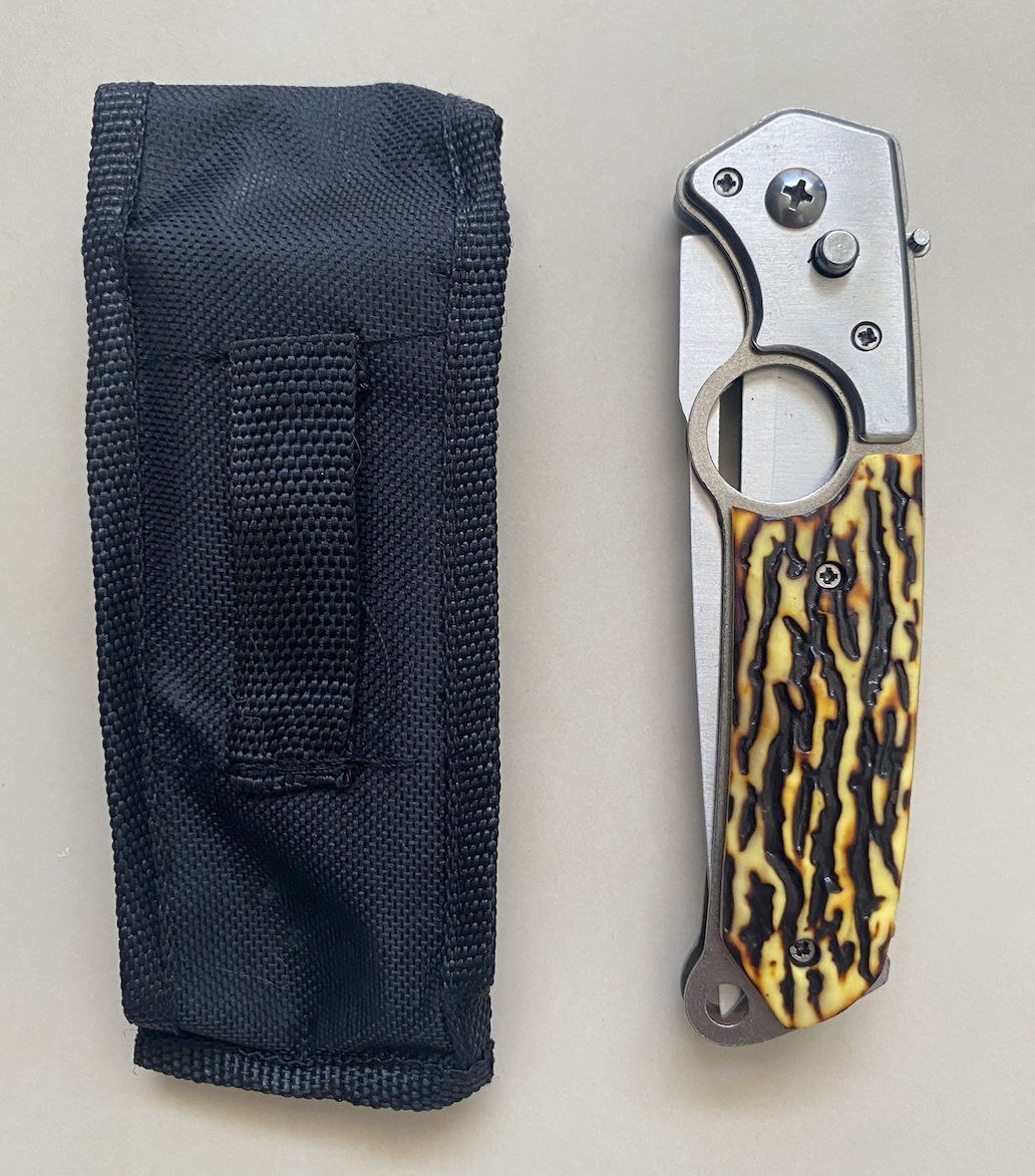 NAVAJA TÁCTICA GRANDE CON ESTUCHE